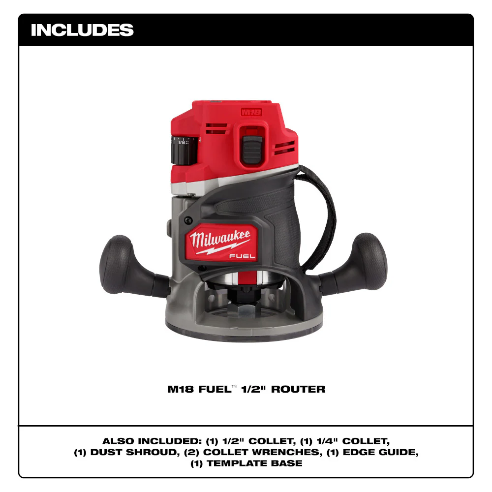 Milwaukee M18 FUEL™ 1/2" Router - Image 2