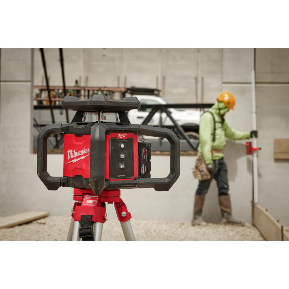 Milwaukee M18™ Red Exterior Rotary Laser Level Kit w/ Receiver - Image 5
