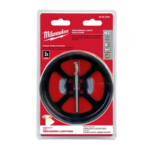 Milwaukee 4-3/8" Recessed Light Hole Saw, Model 49-56-0300* - Image 2