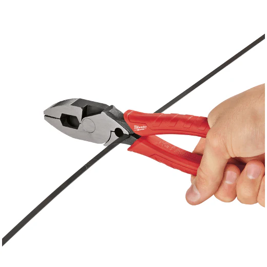 Milwaukee 9 in. Comfort Grip High Leverage Lineman's Pliers with Crimper, Model 48-22-6100 - Image 3