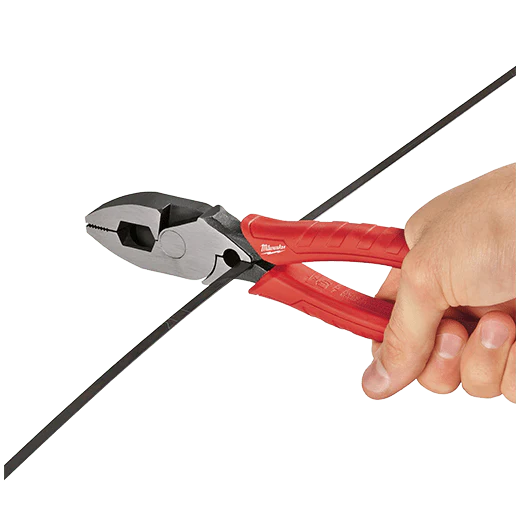 Milwaukee 9 in. Comfort Grip High Leverage Lineman's Pliers with Crimper, Model 48-22-6100 - Image 5