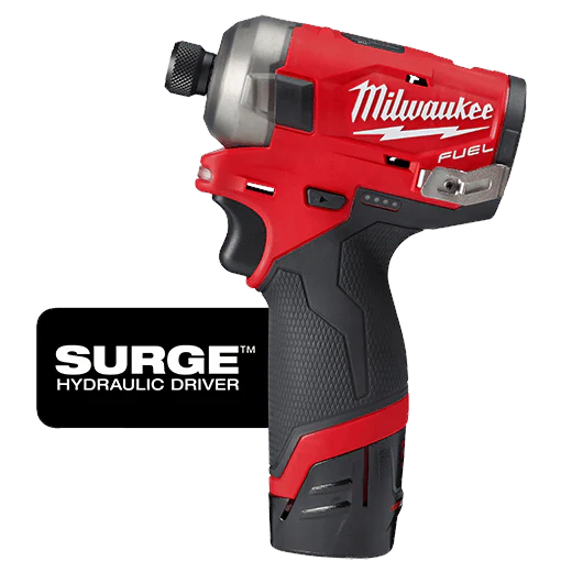 Milwaukee M12™ FUEL™ SURGE™ 1/4 in. Hex Hydraulic Driver 2 Battery Kit, Model 2551-22* - Image 2