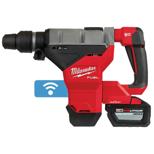 Milwaukee M18™ FUEL™ 13/4 in. SDS Max Rotary Hammer with One Key™ Two HD12.0 Battery Kit, Model 2718-22HD* - Image 2