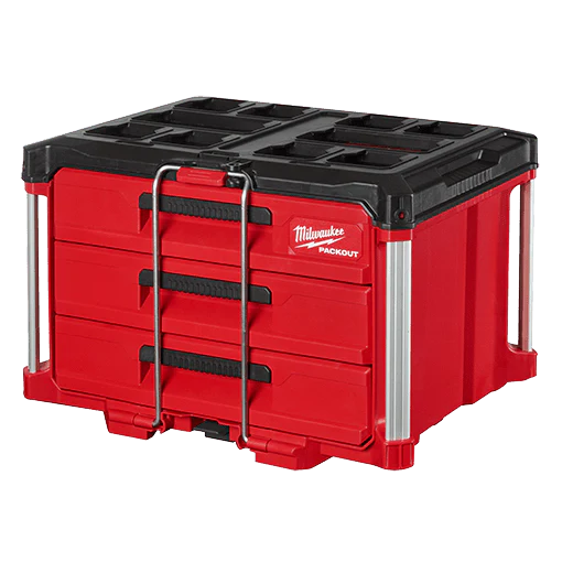 Milwaukee PACKOUT™ 3Drawer Tool Box, Model 48-22-8443*