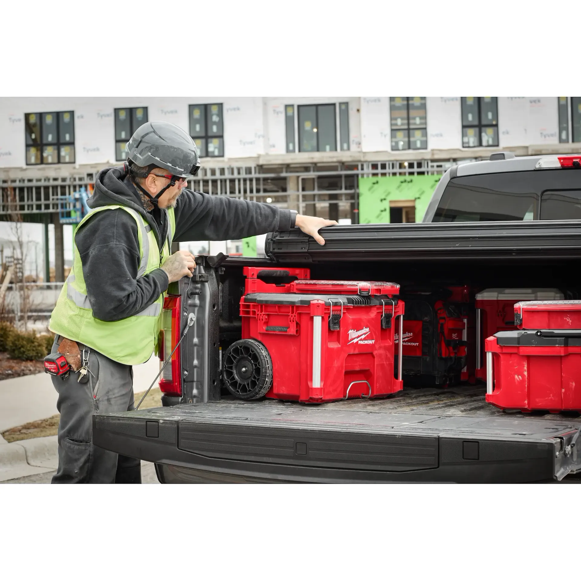 Milwaukee Tool PACKOUT 22 in. Rolling Modular Tool Box for Storage - Image 3