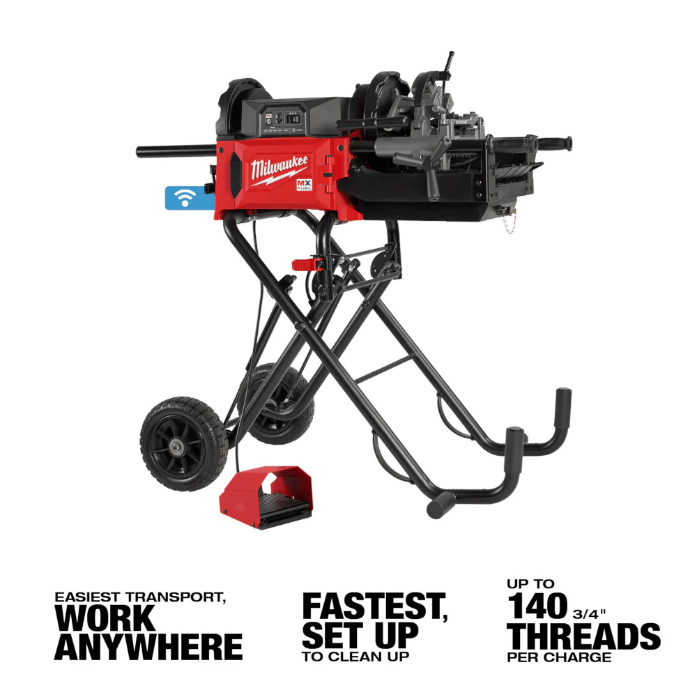 Milwaukee MX FUEL Pipe Threading Machine - Image 3