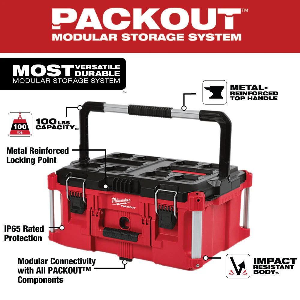 Milwaukee PACKOUT™ Large Tool Box, Model 48-22-8425* - Image 2