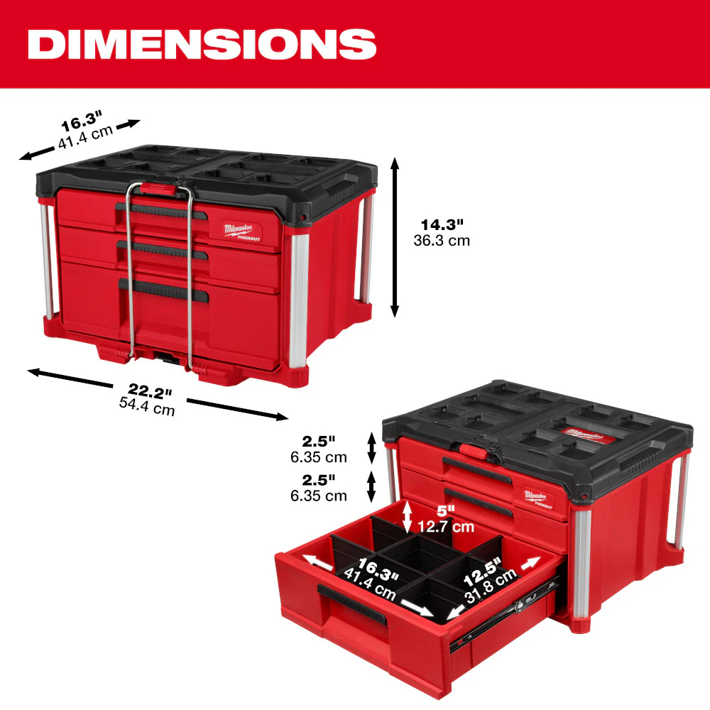 Milwaukee PACKOUT Multi-Depth Tool Box - Image 3