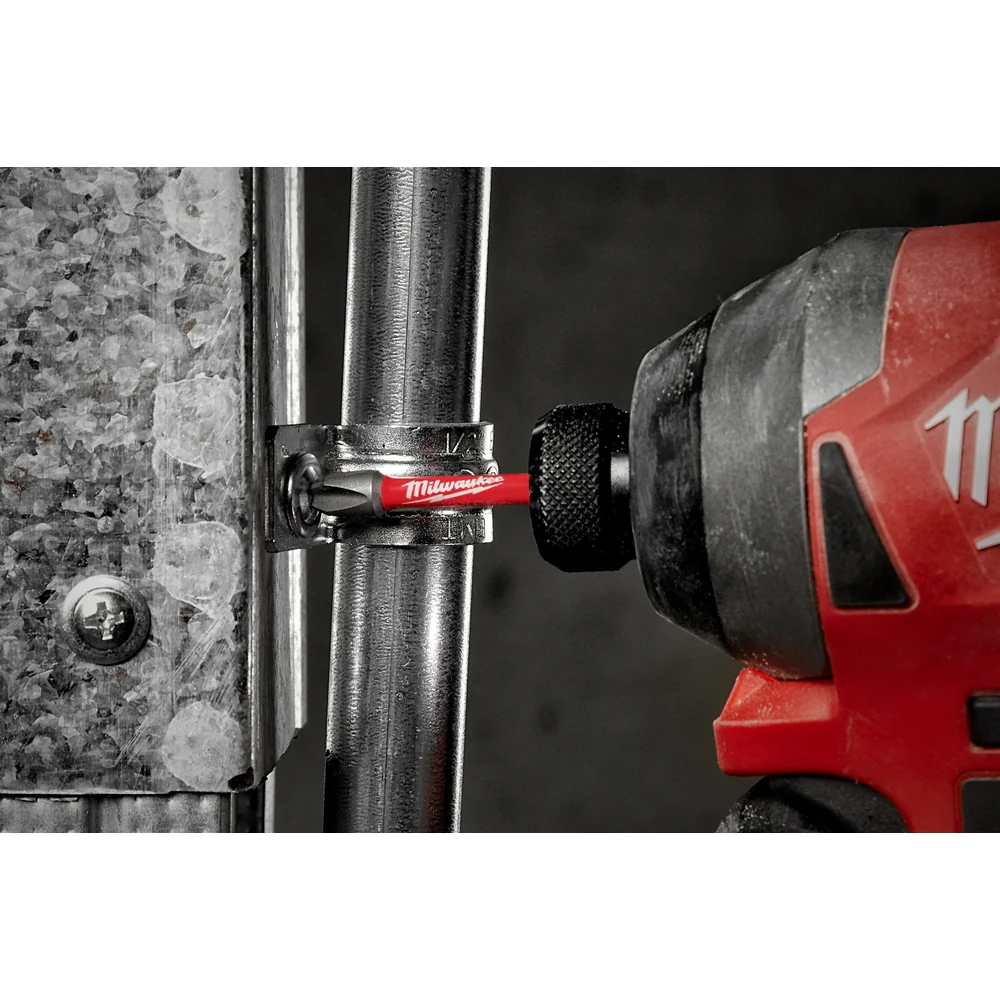 Milwaukee SHOCKWAVE™ 1" Impact Duty Phillips #2 Insert Bits (5 PK) - Image 6