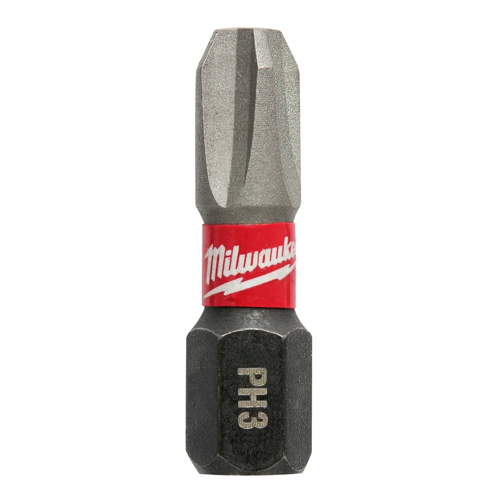 Milwaukee SHOCKWAVE™ 1" Impact Duty Phillips #3 Insert Bits (2 PK)