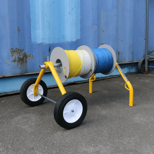 Rack-A-Tiers E-Z Roll Wire Rack, Portable Wire Dispenser on Wheels, Model 55455 - Image 2