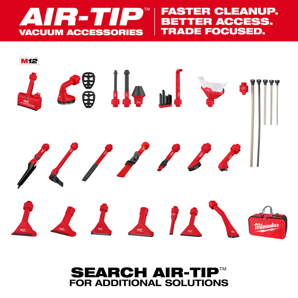 Milwaukee AIR-TIP™ Rotating Corner Brush Tool - Image 8