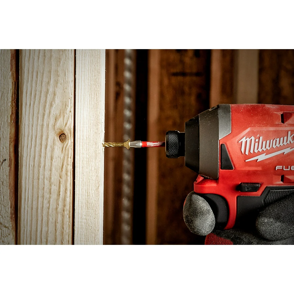 Milwaukee SHOCKWAVE™ 1" Impact Duty Square Recess #1 Insert Bits (2 PK) - Image 6