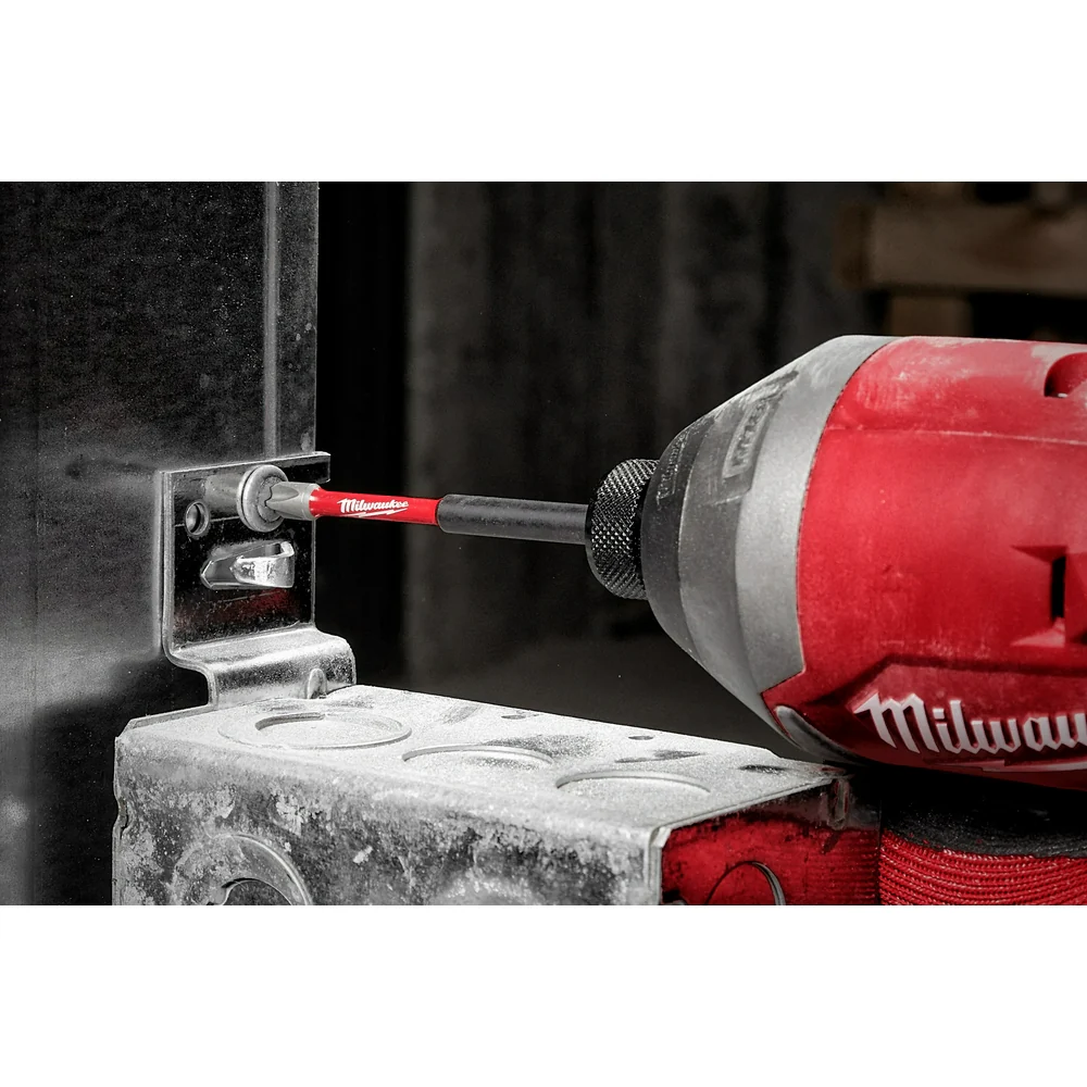 Milwaukee SHOCKWAVE™ 1" Impact Duty Square Recess #1 Insert Bits (2 PK) - Image 7