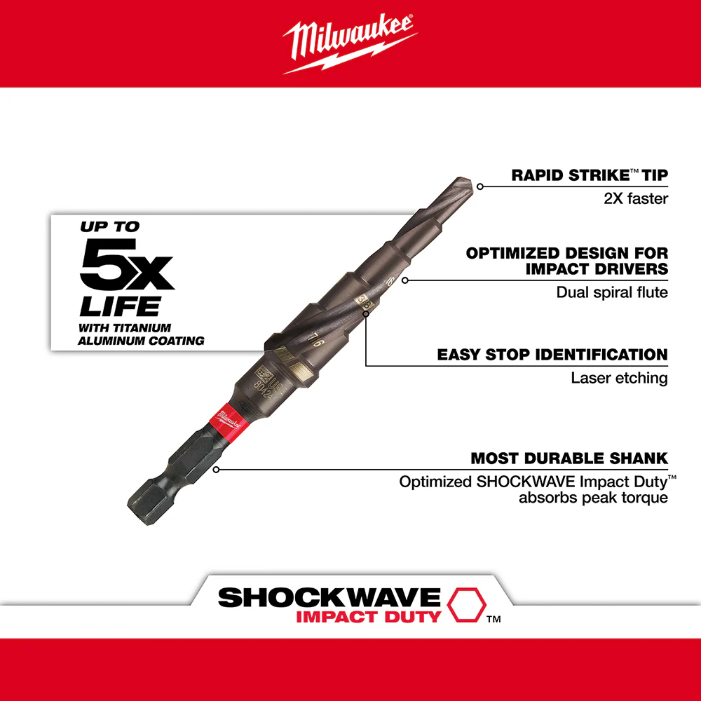 Milwaukee SHOCKWAVE™ Impact Duty #2 3/16 - 1/2" - Image 4