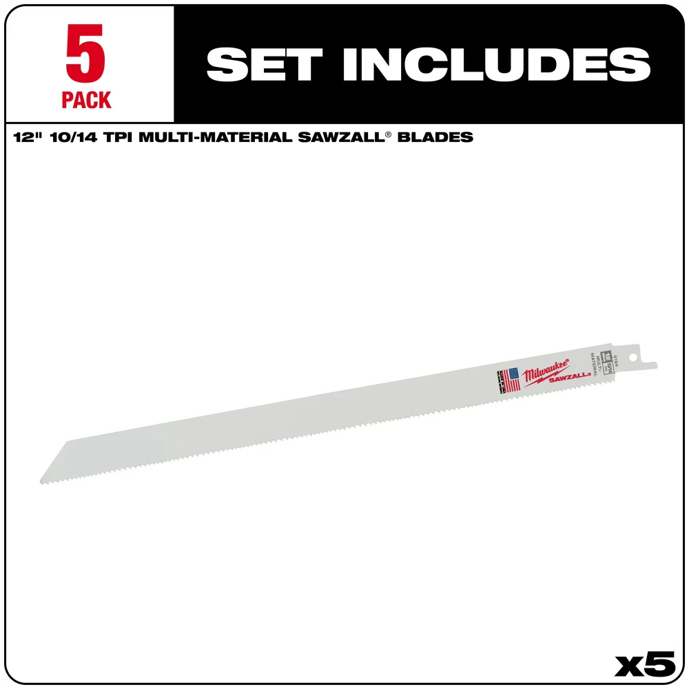 Milwaukee Super Sawzall Blade 10/14 - Image 2
