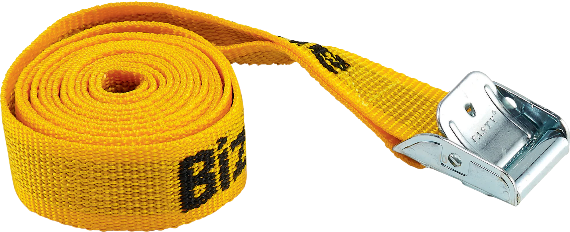 BIZLINE Tie Down Strap C-Style Buckle 5 ft Yellow